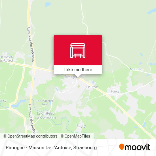Rimogne - Maison De L'Ardoise map