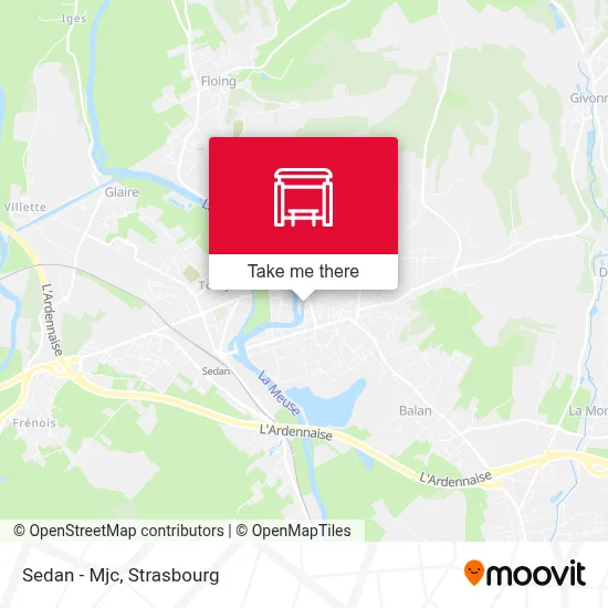 Sedan - Mjc map