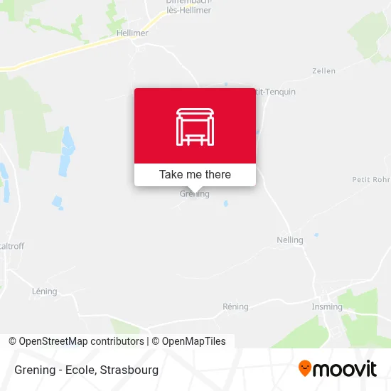 Grening - Ecole map