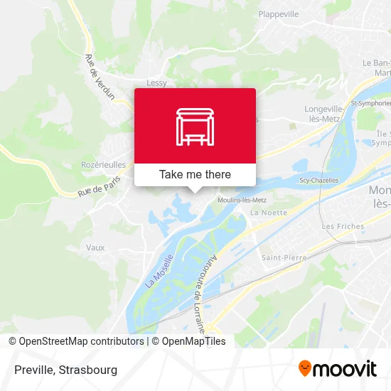 Preville map