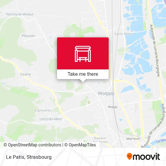Le Patis map