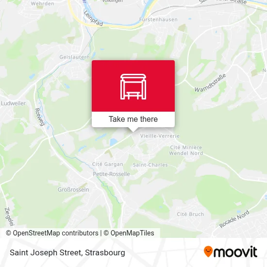 Mapa Rue Saint Joseph