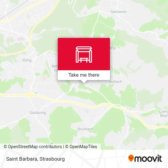 Sainte-Barbe map