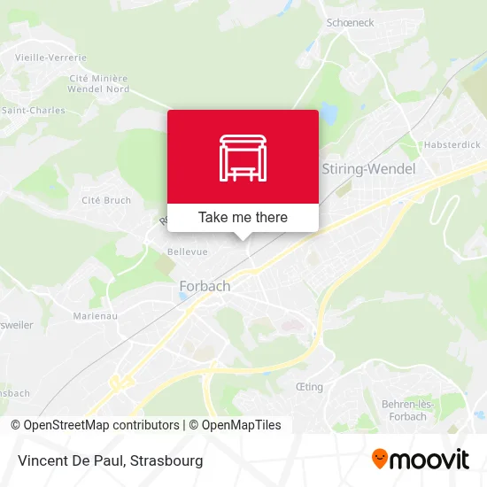 Vincent De Paul map