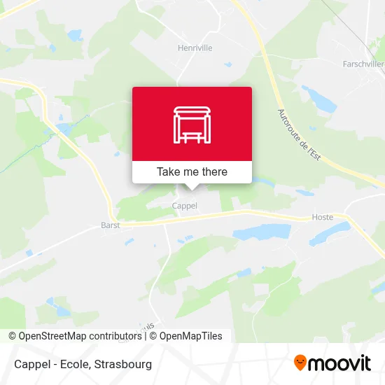 Cappel - Ecole map