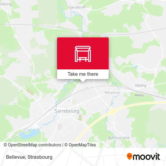 Bellevue map