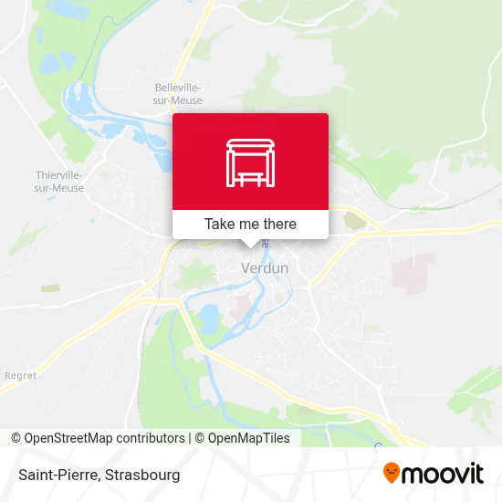 Saint-Pierre map