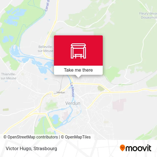 Victor Hugo map