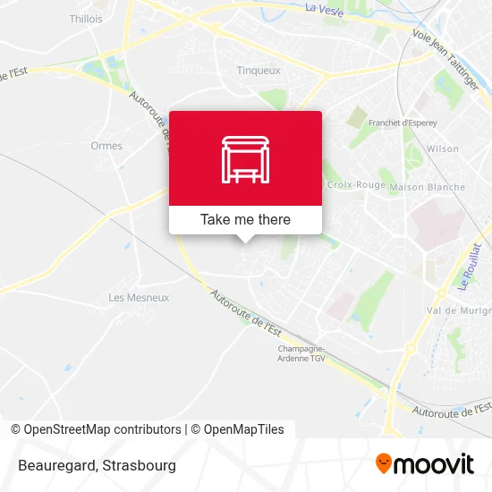 Beauregard map