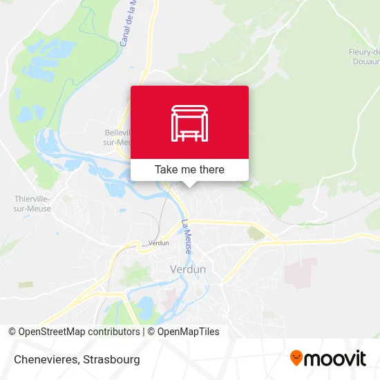 Chenevieres map