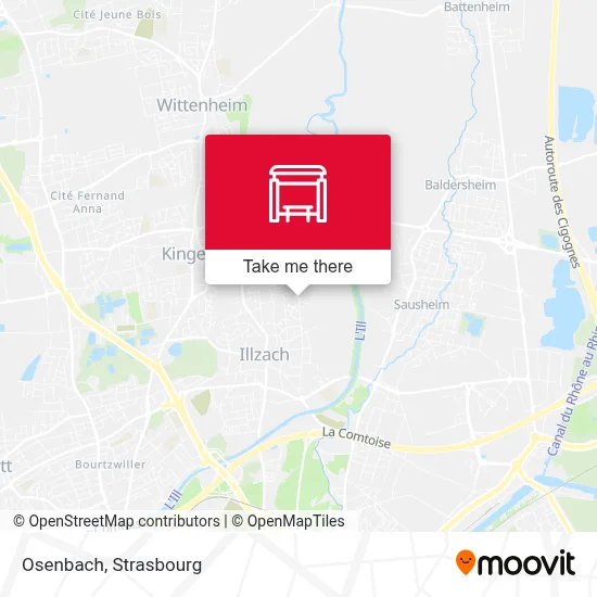 Osenbach map