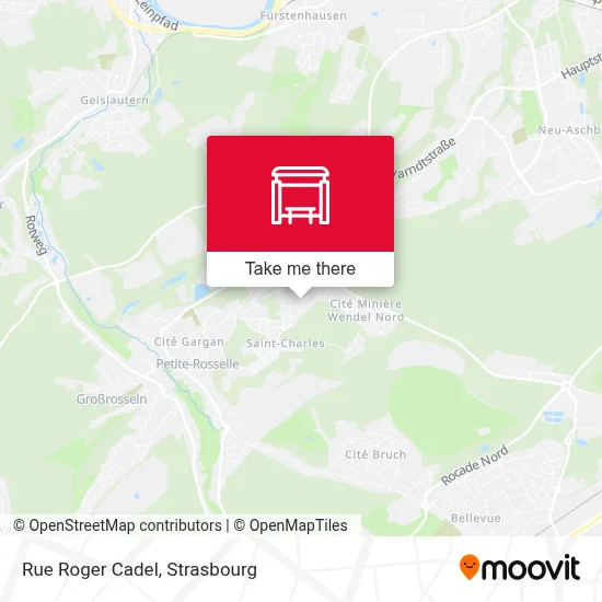 Mapa Rue Roger Cadel