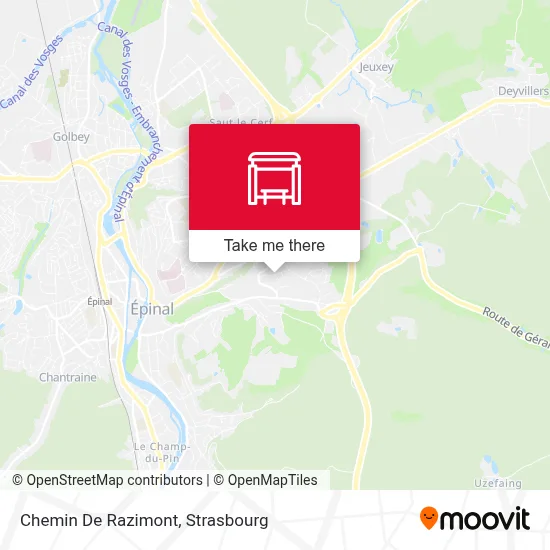 Chemin De Razimont map