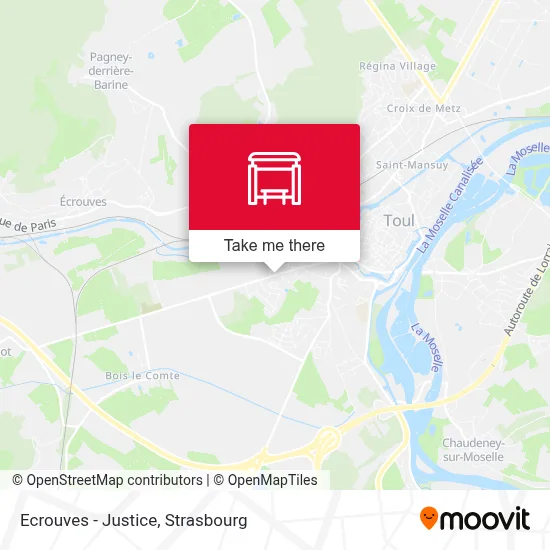 Ecrouves - Justice map