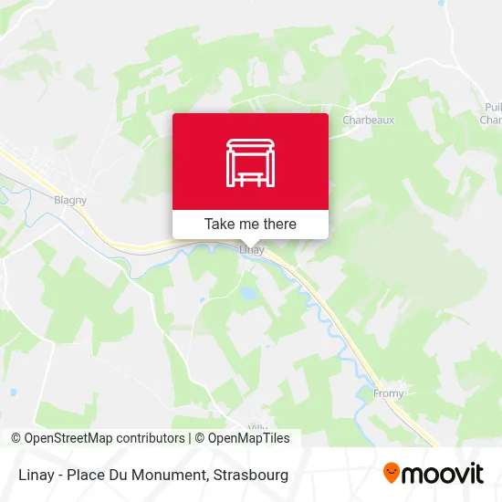 Linay - Place Du Monument map