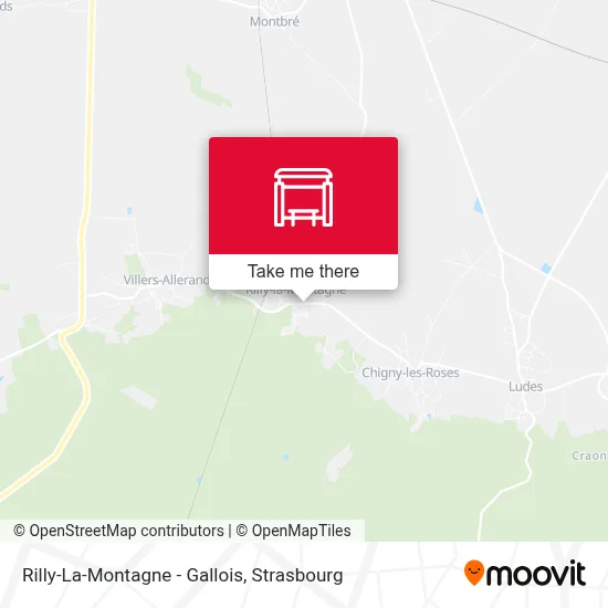 Rilly-La-Montagne - Gallois map