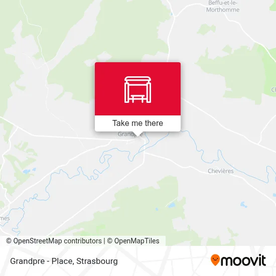 Grandpre - Place map