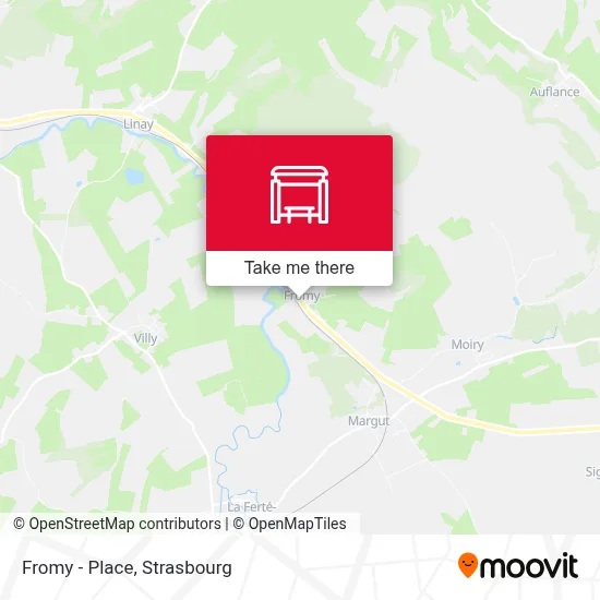 Fromy - Place map