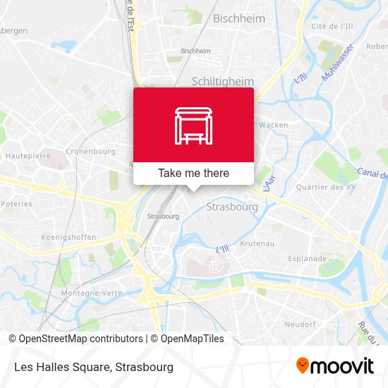 Les Halles Square map