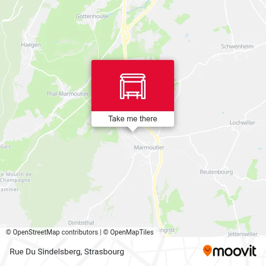 Mapa Rue Du Sindelsberg