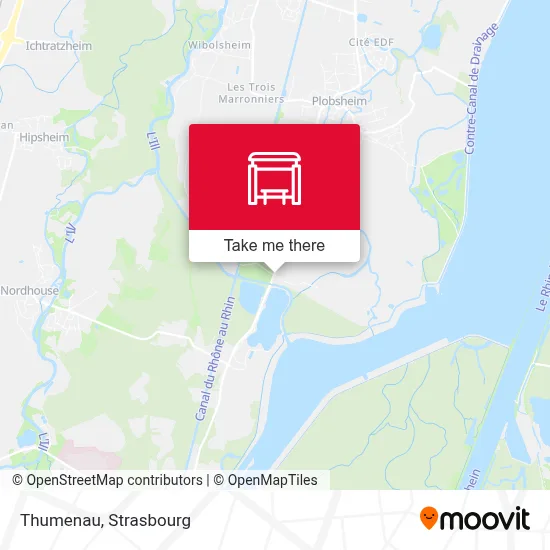 Thumenau map