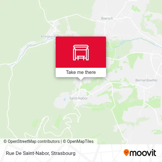 Mapa Rue De Saint-Nabor