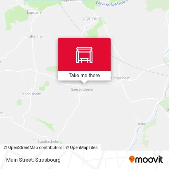 Mapa Rue Principale