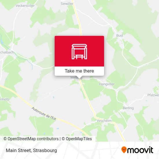 Mapa Rue Principale