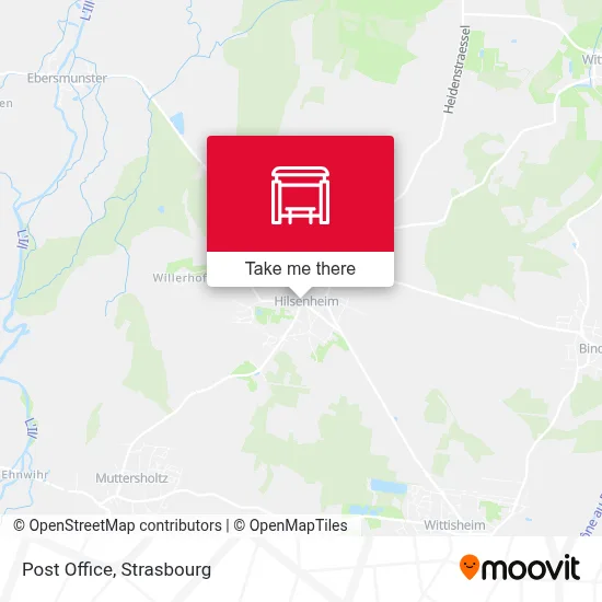 Mapa Poste