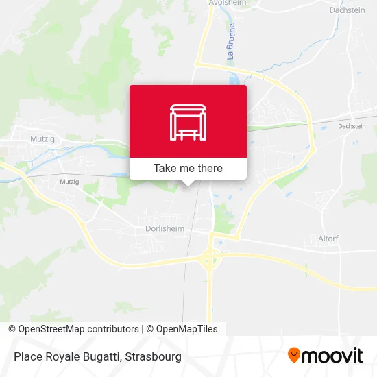 Place Royale Bugatti map