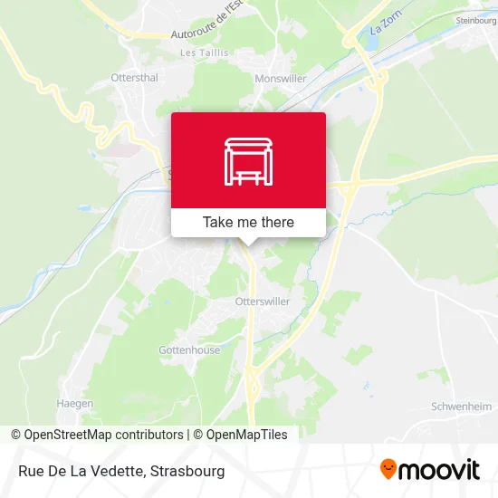 Mapa Rue De La Vedette