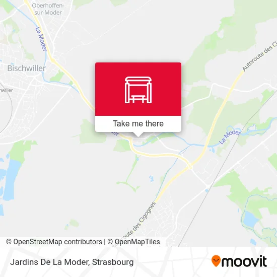 Jardins De La Moder map
