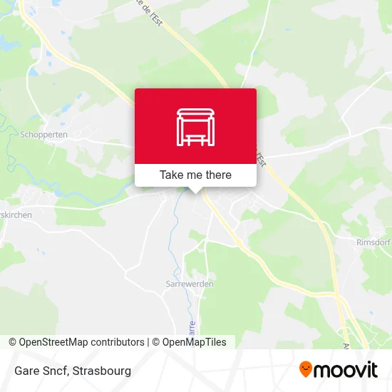 Gare Sncf map