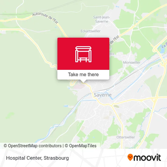 Centre Hospitalier map