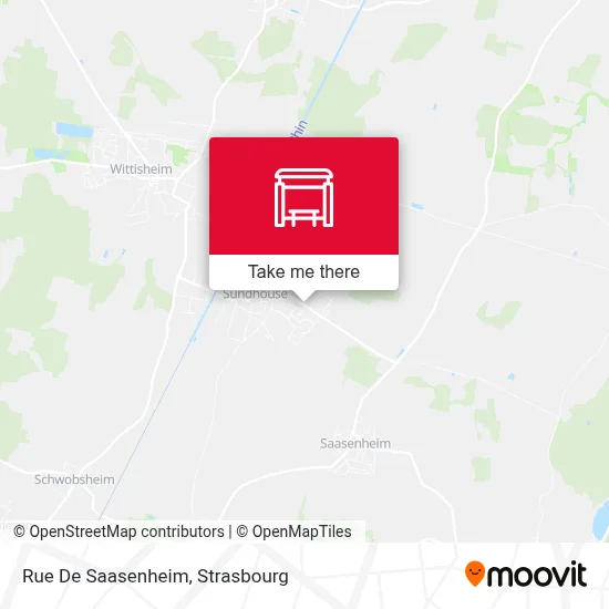 Mapa Rue De Saasenheim