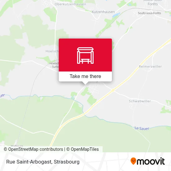 Mapa Rue Saint-Arbogast