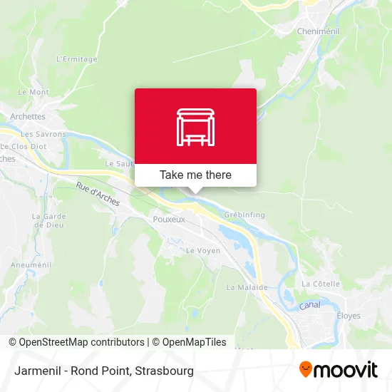 Jarmenil - Rond Point map