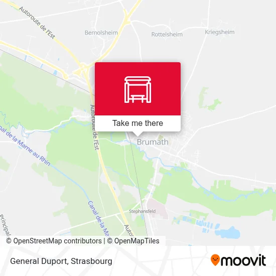 General Duport map