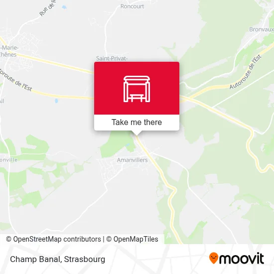 Champ Banal map