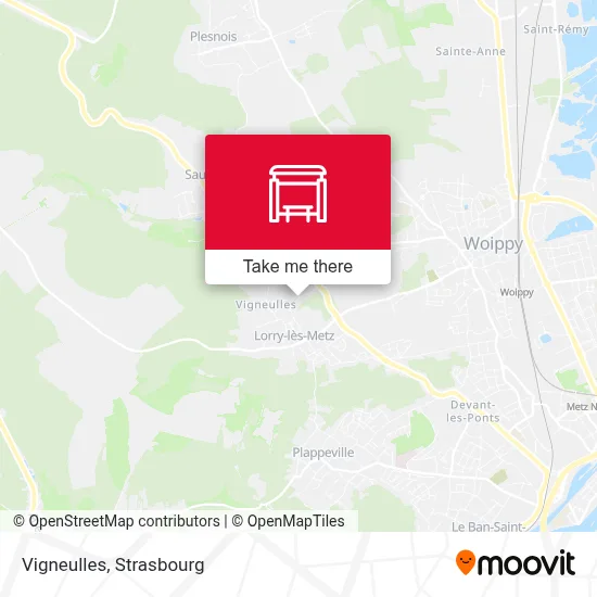Vigneulles map