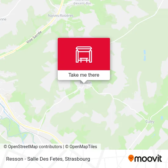 Resson - Salle Des Fetes map