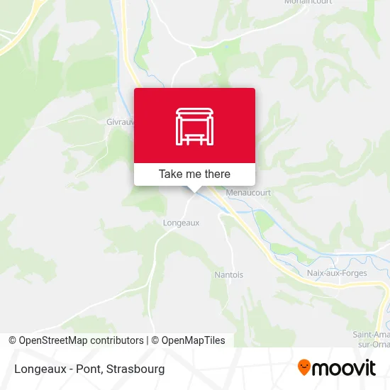 Longeaux - Pont map