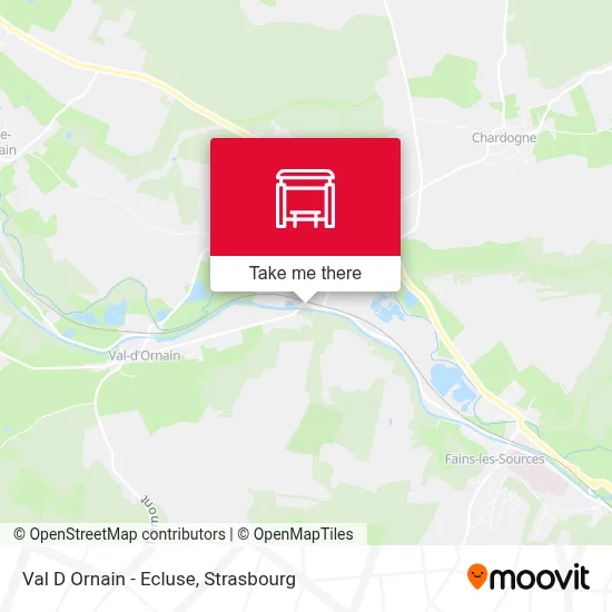 Val D Ornain - Ecluse map