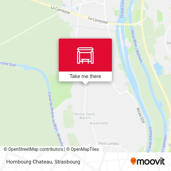Hombourg Chateau map