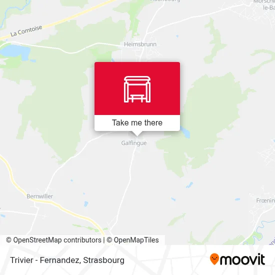 Trivier - Fernandez map