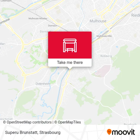 Superu Brunstatt map