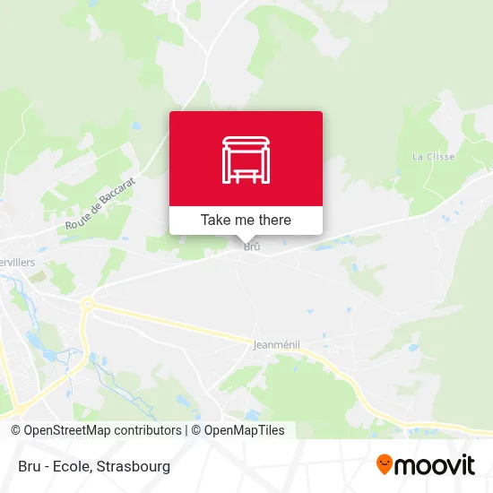 Bru - Ecole map