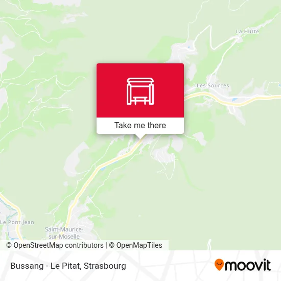 Bussang - Le Pitat map