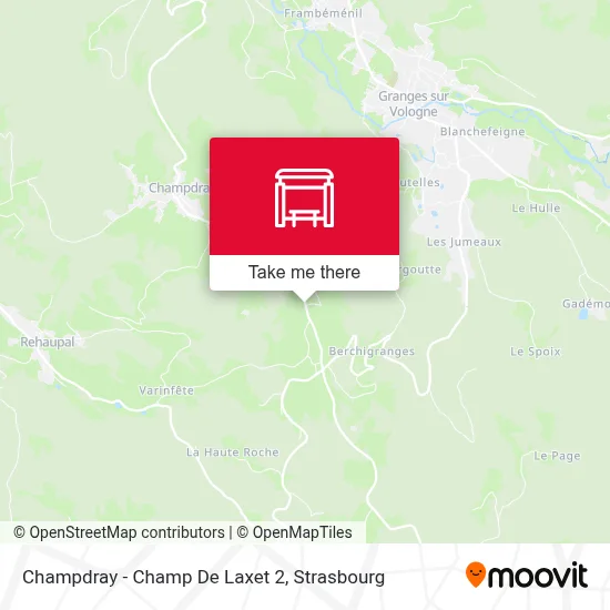 Champdray - Champ De Laxet 2 map