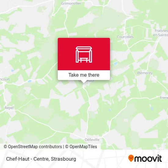 Chef-Haut - Centre map